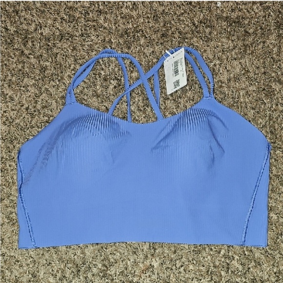 lululemon athletica Other - Lululemon Nwts Like A Cloud LongLine Bra 12 B/C Ribbed WLIN